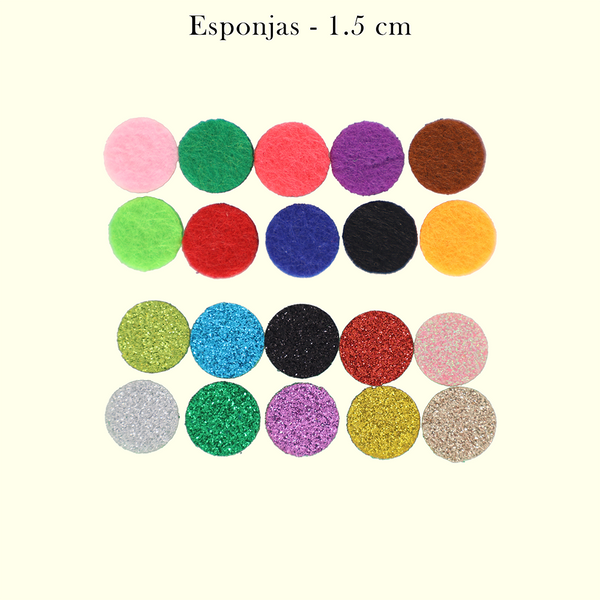 Kit 10 Esponjas - 1.5 cm