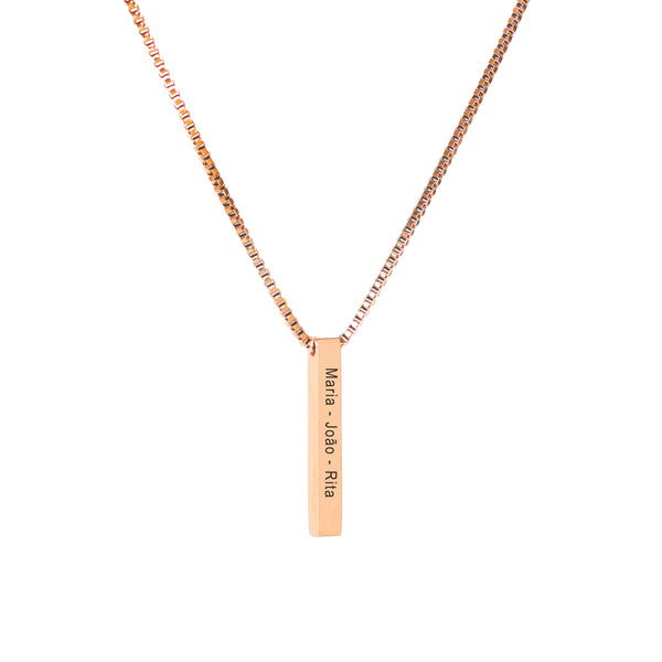 Colar Pilar Pessoal - Personalizável